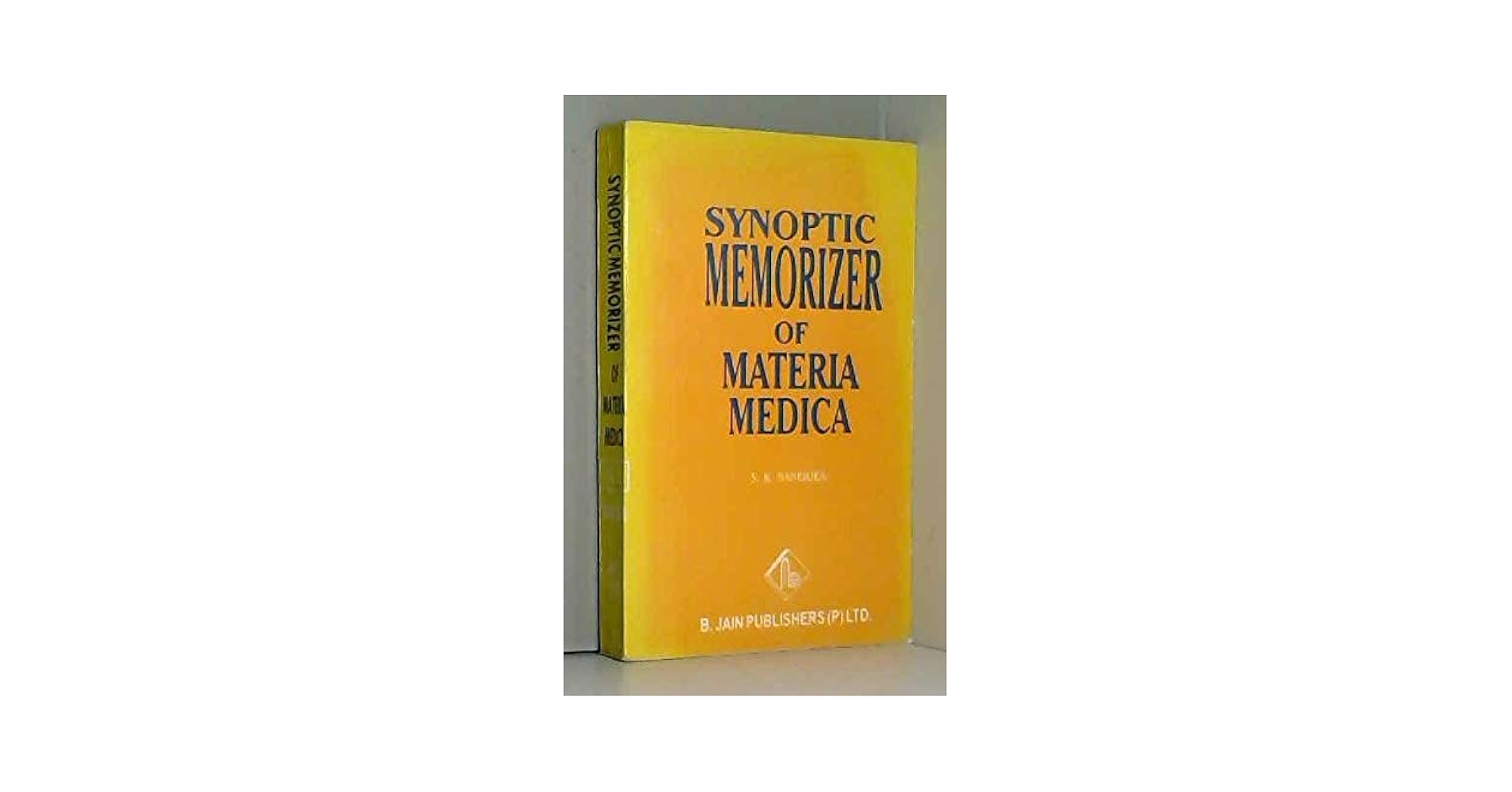 健康・医学 Synoptic Materia Medica 2 Prisma Synoptic Memorizer of Materia Medica – (Revised & Enlarged